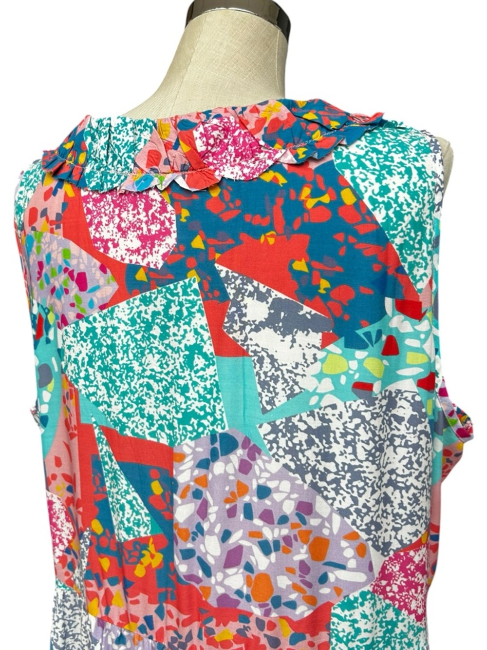 Tolani Collection Madison Patchwork Maxi Dress Large Petite Summer Dress - Picture 7 of 13